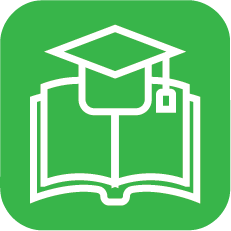 네이버 지식인 마케팅을 상징하는 학사모와 책 아이콘